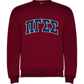 Φούτερ Μπορντώ Κέντημα ΠΓΣΣ