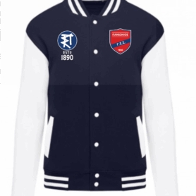 Ζακέτα Κολεγιακή Μπλε Κέντημα